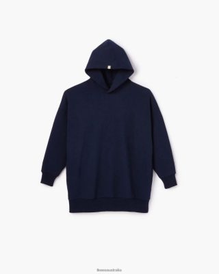 TKEES Core Fleece Oversized Hoodie Midnight Navy - TKEES Australia JRR28B159