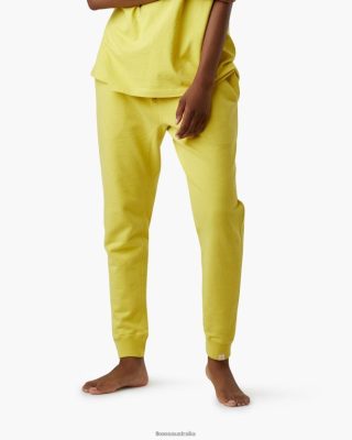 TKEES Core Sport Jogger Capri Lemon - TKEES Clothing JRR28B236