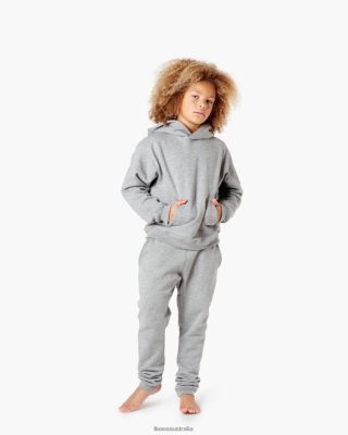 TKEES K Core Fleece Hoodie Grey Mix - TKEES Clothing JRR28B168